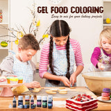 Colorante alimentare in gel - Colorante alimentare in gel altamente concentrato per torte, dolci, uova di Pasqua, bevande - Colorante alimentare senza zucchero per fondente, glassa, slime, decorazione di torte (Red Velvet, 150G)