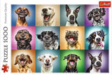 Puzzle - "1000" - Ritratti divertenti di cani Puzzle Naty Shop