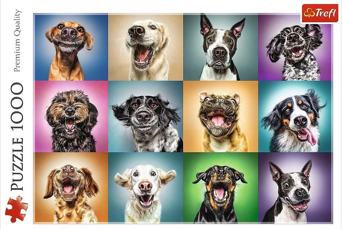 Puzzle - "1000" - Ritratti divertenti di cani Puzzle Naty Shop