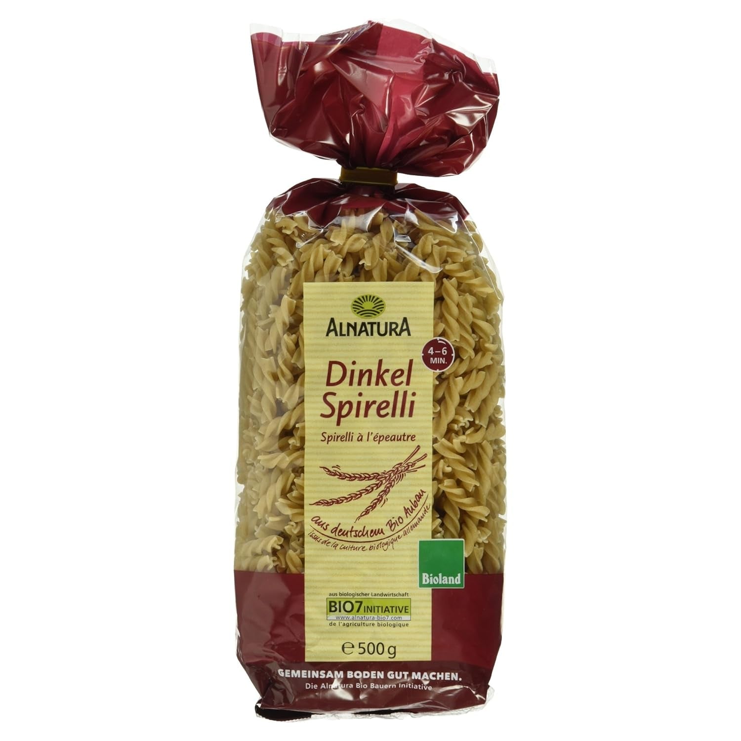 Spirali di farro biologico, 500g (la confezione può variare)