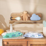 - Salviette baby Change Water Essential x70 - Prodotto da toilette in fibra vegetale - Acqua ultrapurificata al 99% - Igiene dalla nascita - Coperchio richiudibile