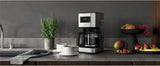 Macchina per caffè espresso AEG Deli 5, 1,5 l, timer programmabile, funzione di mantenimento in caldo, arresto di sicurezza, indicatore del livello dell'acqua, dosaggio ottimale, funzione antigoccia, acciaio inossidabile, CM5-1-6ST