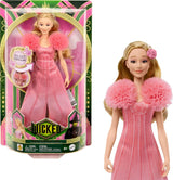 Mattel Glinda di Wicked and Accessories Bambola articolata ispirata al film con vestito staccabile Canta Loved by Us JLG49 Rosa