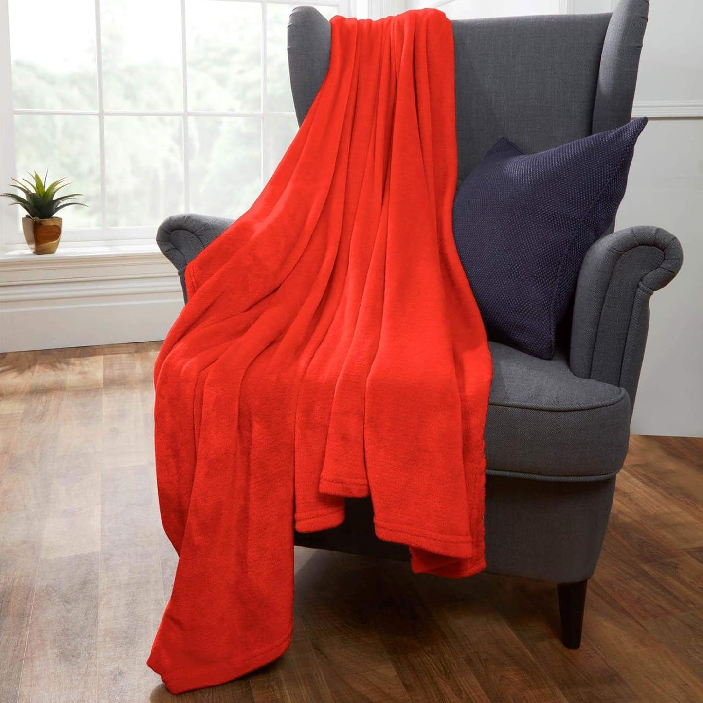 Copriletto in pile ultra morbido di Brentford, grigio argento, matrimoniale grande - 150 x 200 cm Letti e coperte Beuche den Brentfords-Store Coral 120 x 150 cm
