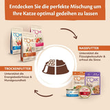 Wellness CORE Signature Selects 8 x 79g, Pollo e Tacchino Mix - Cibo umido per gatti, deliziose strisce in salsa, senza cereali, naturale, ipoallergenico, ricco di proteine, ricco di carne