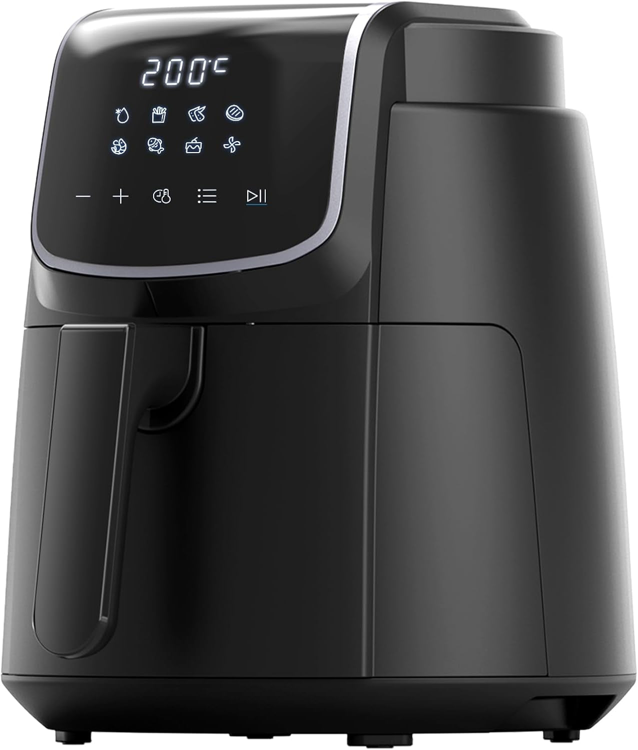 Friggitrice ad aria calda Midea 2L, Friggitrice ad aria calda da 1150 W, Senza olio, Friggitrice ad aria calda, Funzione di spegnimento automatico Elettrodomestici Naty Shop 4L