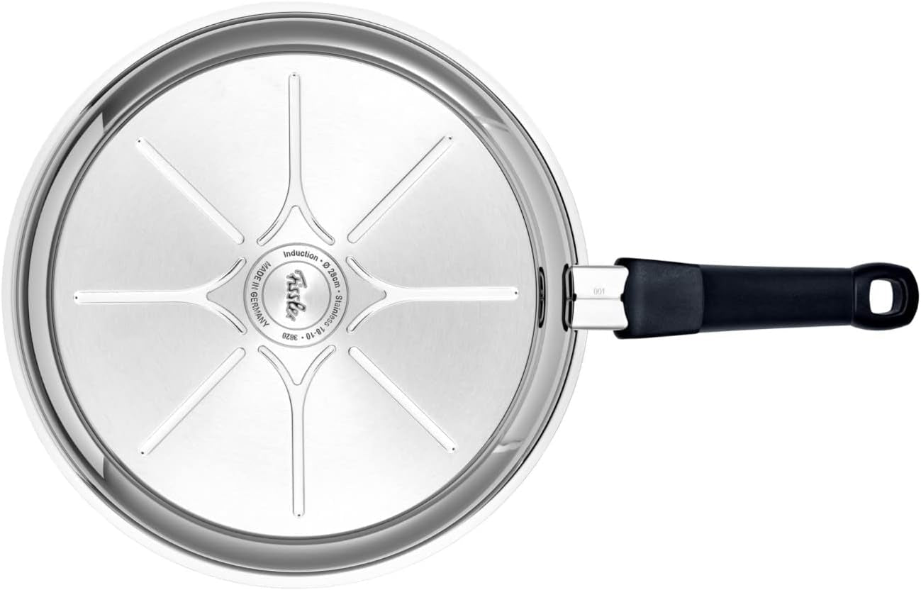 Fissler Adamant Premium, padella in acciaio inox, antiaderente, antigraffio - Pentole e Padelle Induzione Naty Shop