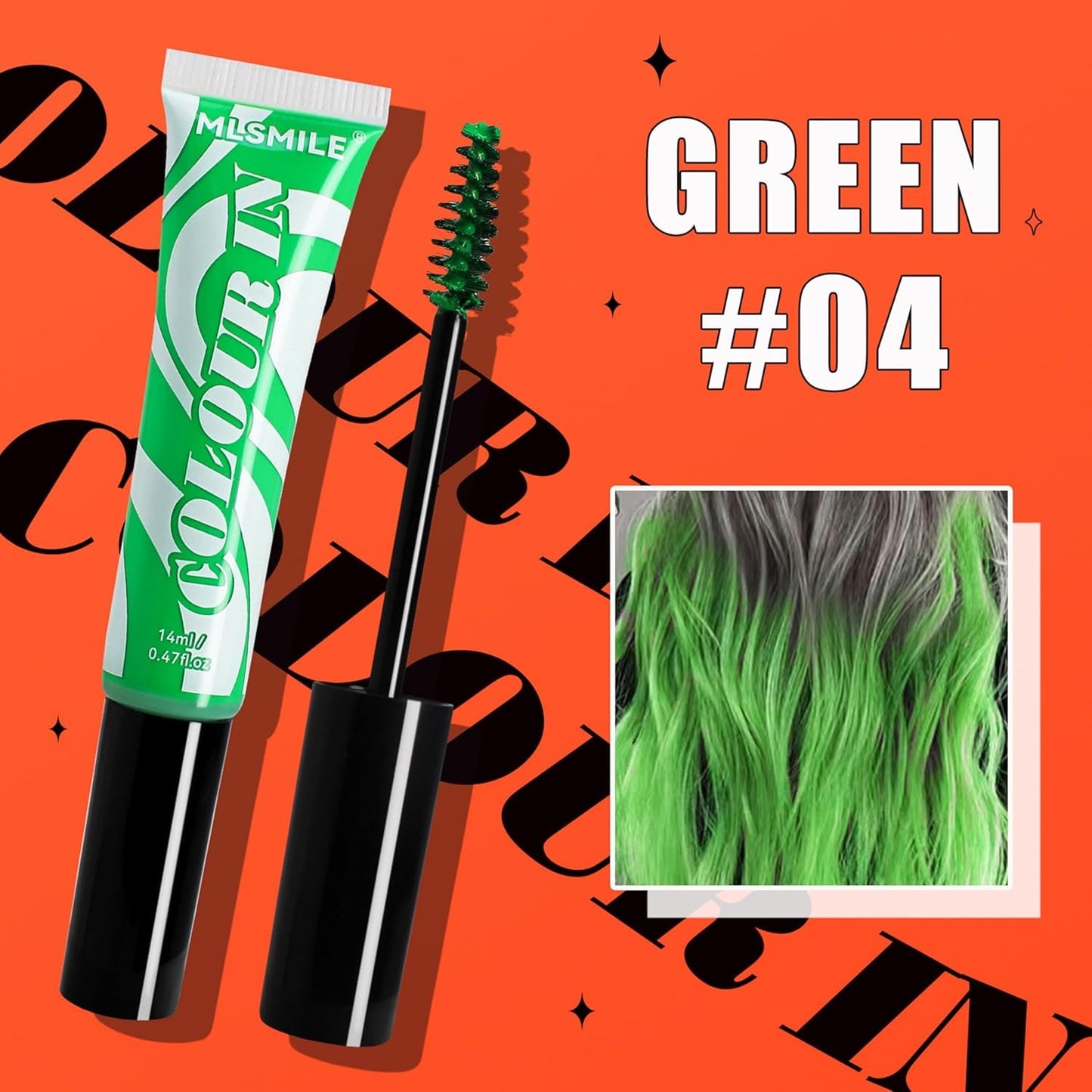 Tintura Per Capelli Temporanea Verde - Tintura Per Capelli Gesso Per Capelli 14ml, Tintura Per Capelli Verde In Stick Lavabile, Gesso Per Capelli Colore Istantaneo, Tintura Per Capelli Gesso Carnevale Per Natale Halloween, Carnevale, Tinture Per Capelli Cosplay Naty Shop