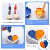 Colorante alimentare liposolubile - Colorante alimentare a base di olio nei colori dell'arcobaleno per cioccolato, dolci, torte, dolci - Colorante alimentare concentrato per decorare torte, crema al burro, fondente - 12 g ciascuno