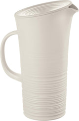 Guzzini - Tierra, Caraffa con Coperchio - Bianco Latte, 18.7 x 13.4 x 10 x h26.9 cm | 1800 cc - 181701156, Bianco