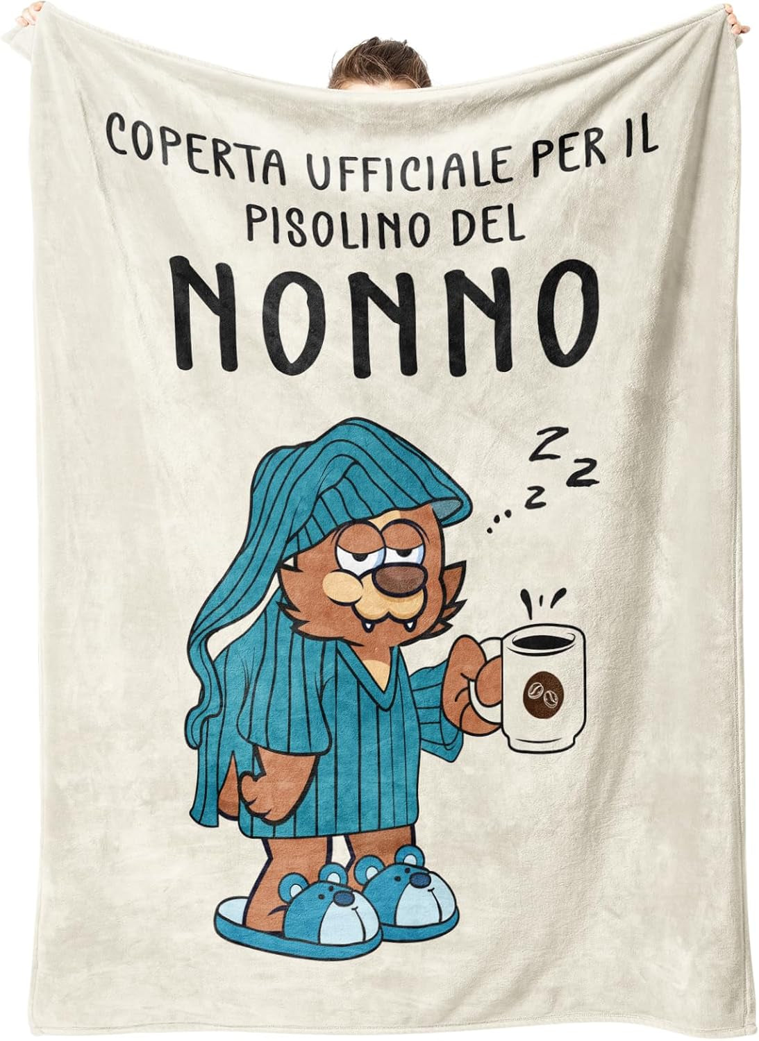 Regalo per il nonno Masuecoin, regalo di compleanno per il nonno, idee regalo per il nonno, coperte di flanella da 50 × 60 pollici, regalo per il nonno, regalo per il nonno di Natale. Letti e coperte musaecoin Titolo predefinito