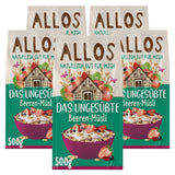 Allos, muesli ai frutti di bosco non zuccherato, conf. 5 x 500 grammi Cereali Naty Shop Bacche