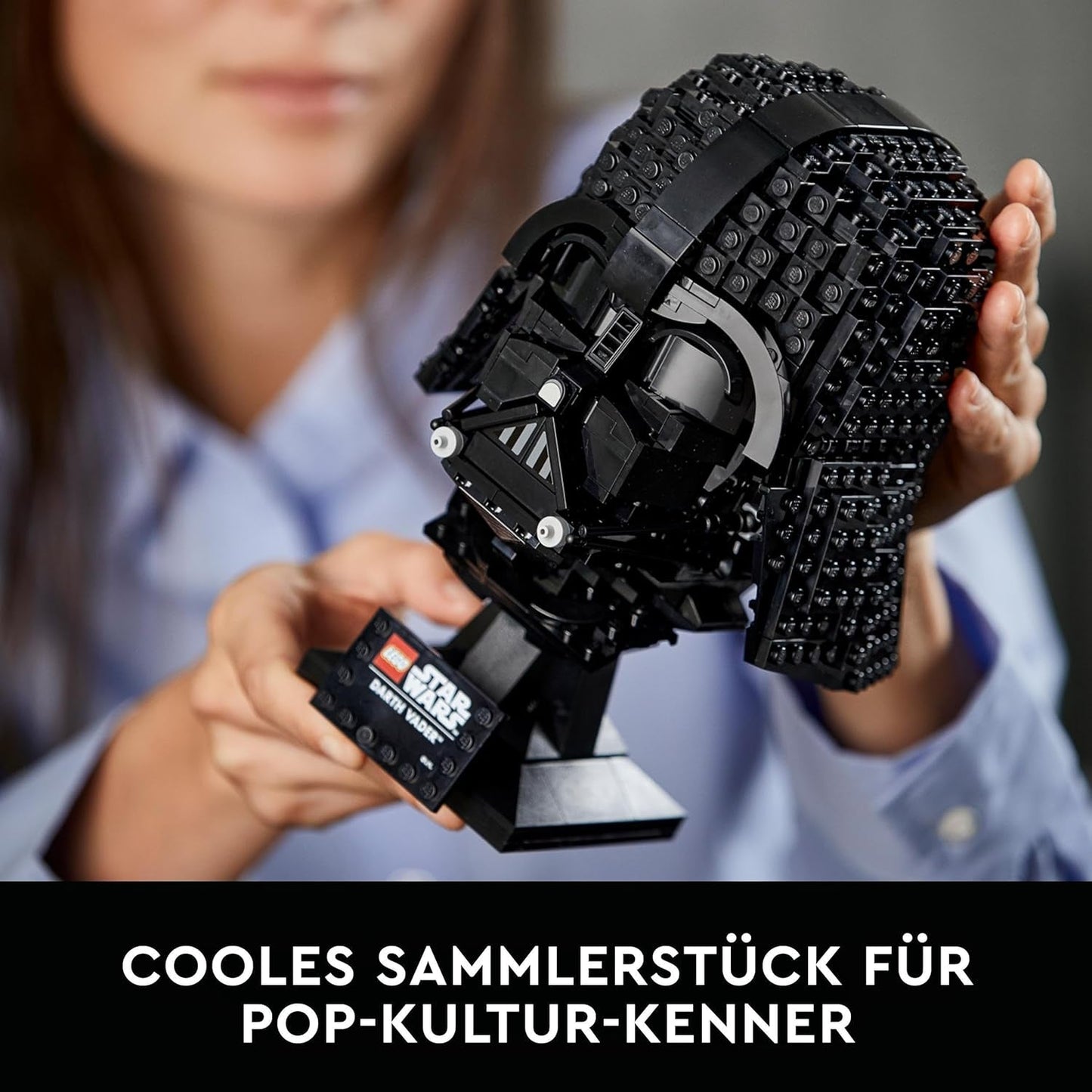 Set da costruzione per casco LEGO Star Wars Darth Vader per adulti, idea regalo per uomo, donna, lui o lei, modello da collezione da costruire ed esporre 75304 Set da costruzione Besuche den LEGO-Store