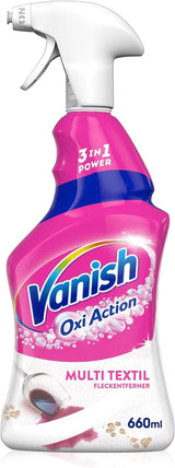 Vanish Oxi Action Multi - Smacchiatore Tessili Spray - 660 ml - Detergente tessile per tappeti e tappezzerie - contro sporco e odore di urina Naty Shop