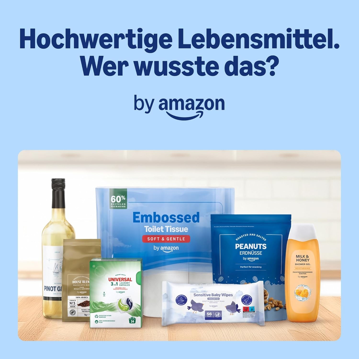 di Amazon Kaffeebohnen, entkoffeiniert, leggero Röstung, 2 kg (2 Packungen mit 1 kg), Rainforest Alliance zertifiziert