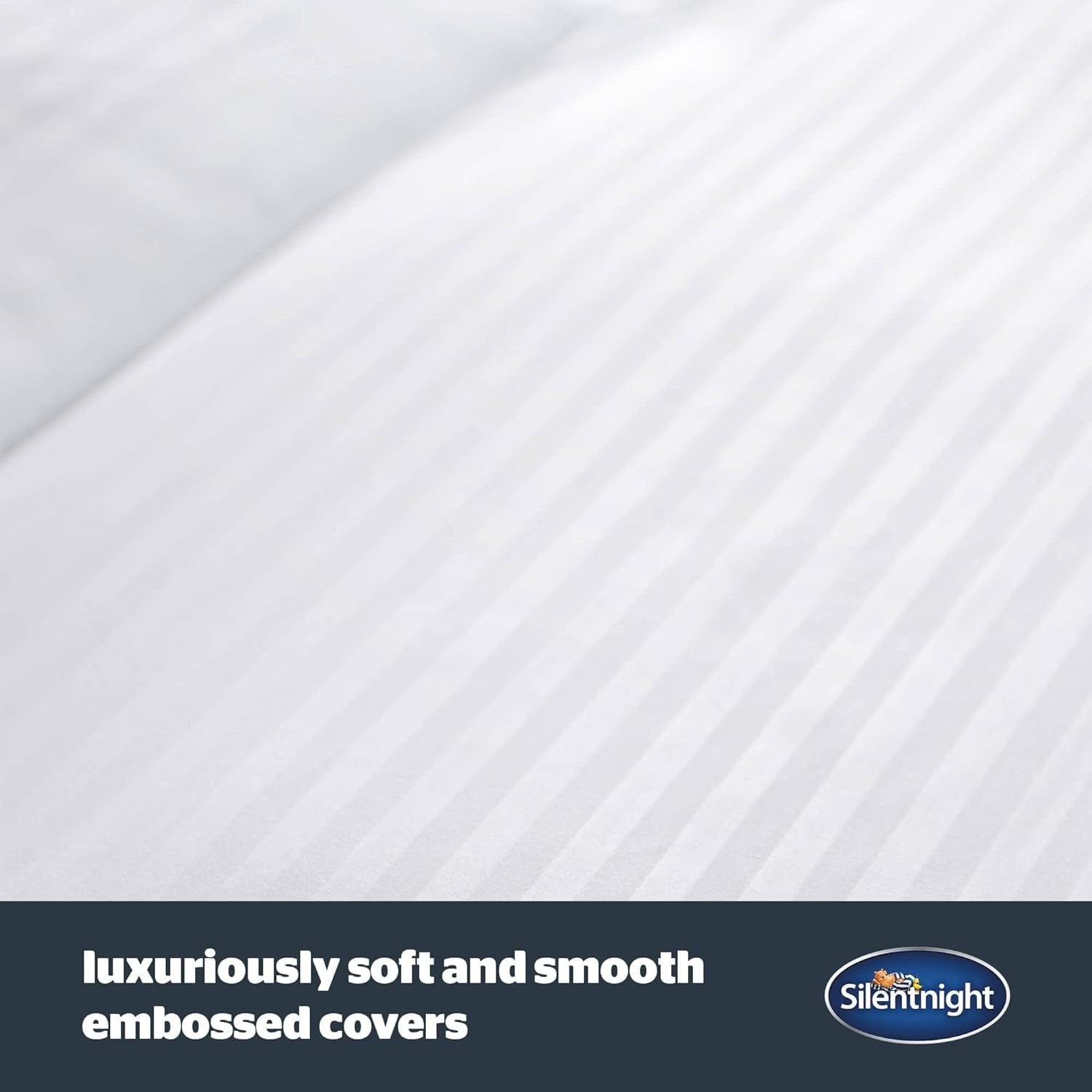 Piumino Silentnight Hotel Collection 10.5 Tog - letto matrimoniale, poliestere, bianco Piumini e trapunte Naty Shop