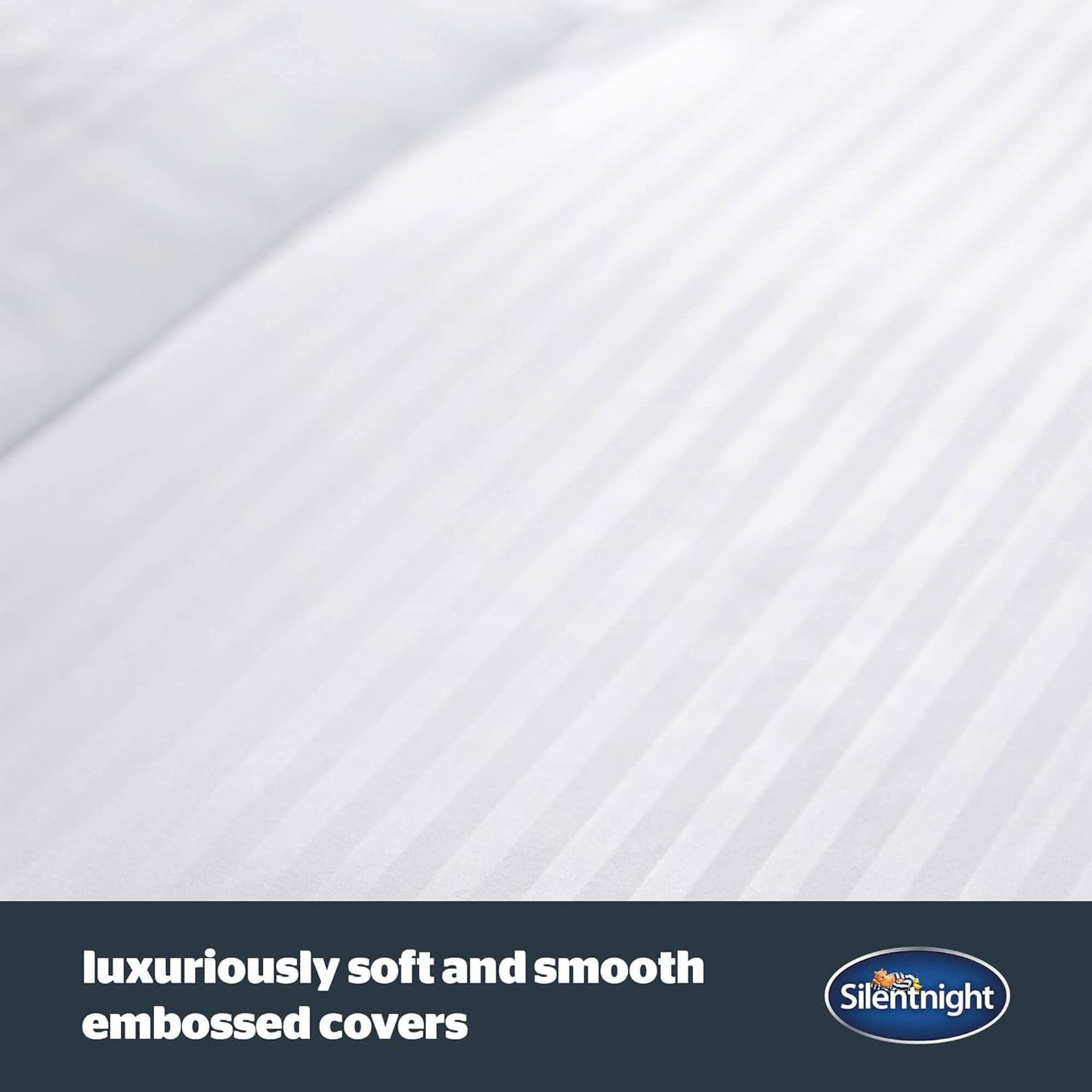 Collezione Silentnight Piumino Hotel, 13,5 tog, poliestere, bianco, Piumini e trapunte Super King Naty Shop