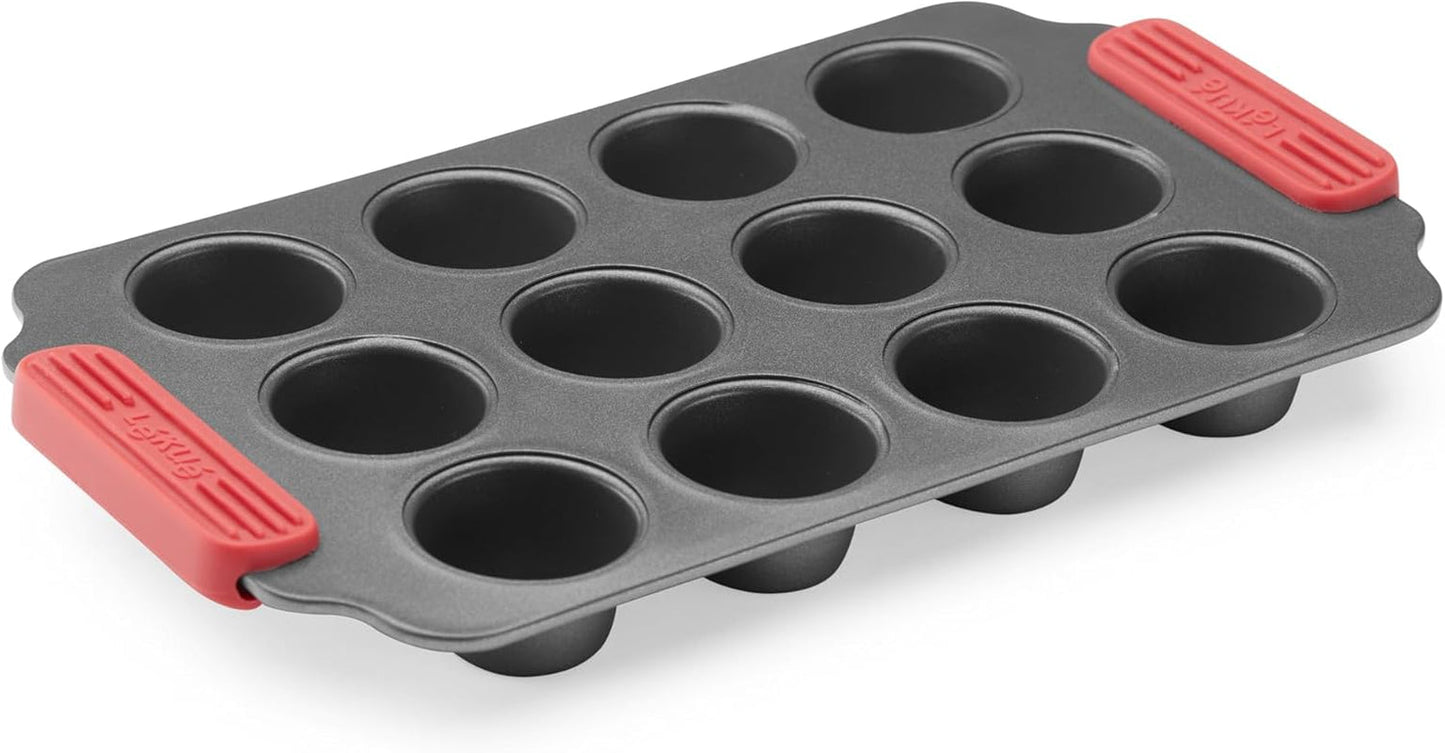 Lékué Muffin-Backform, Antihaftbeschichte, Metall, 6 Mulden Stampi e teglie Naty Shop Mini Muffins