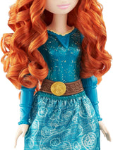 Mattel Disney Princess Toy Merida bambola fatta a mano con vestiti scintillanti e accessori ispirati al film Disney e Pixar, regalo per bambini HLW13