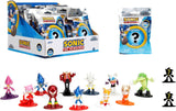 Jada Toys Sonic the Hedgehog Figure (1X Mystery Figure in Blind Pack) - 1 figura da collezione a sorpresa da 13 figure di Sonic, figura in nano metallo (circa 4 cm) per bambini e fan a partire da 3 anni, ondata 1 Action figure Naty Shop