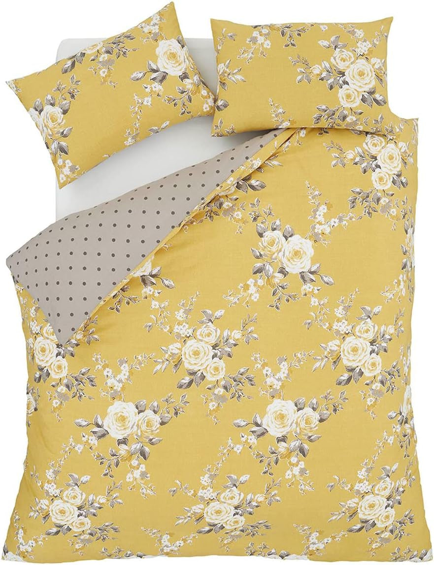 Catherine Lansfield Copriletto Canterbury, di facile manutenzione, Blush, copriletto - 220X230Cm Catherine Lansfield Ochre Letti e coperte
