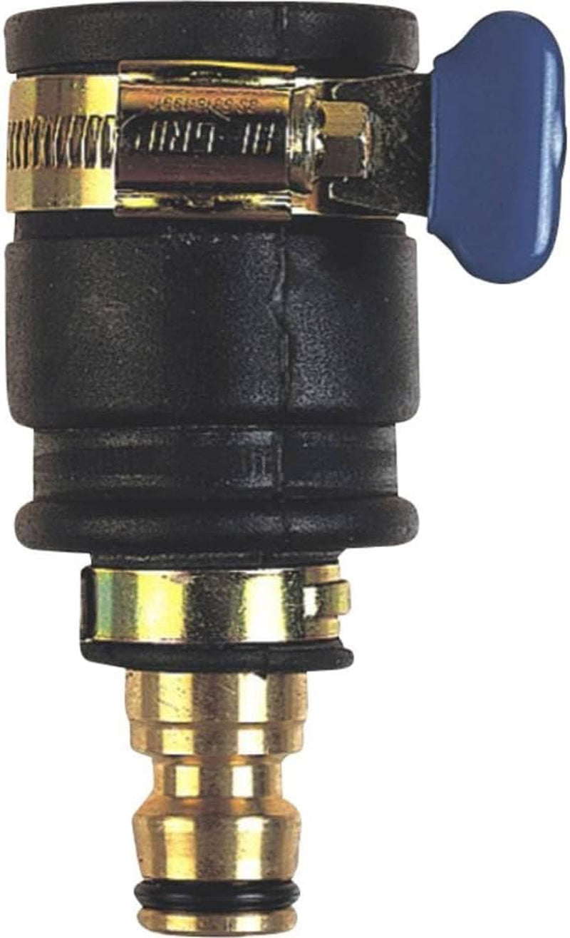 Connettore per rubinetto a innesto | Diametro 20-30mm| Ottone massiccio | Sicuro e durevole | Fissaggio sicuro | Robusto e resistente alla corrosione, nero/argento/oro