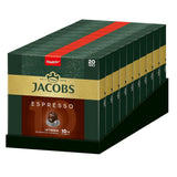 Jacobs Kaffeekapseln Espresso Intenso, Intensität 10/12, 10 x 20 Getränke, compatibile Nespresso* Kaffee Kapseln, 200 Kapseln