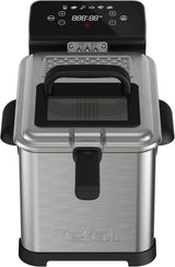 Tefal Family Pro Access 4.0L, 3000 Watt, semiprofessionale, con olio, serbatoio olio estraibile, tecnologia a zona di raffreddamento Elettrodomestici Naty Shop Family Pro Digital Access 4.0L