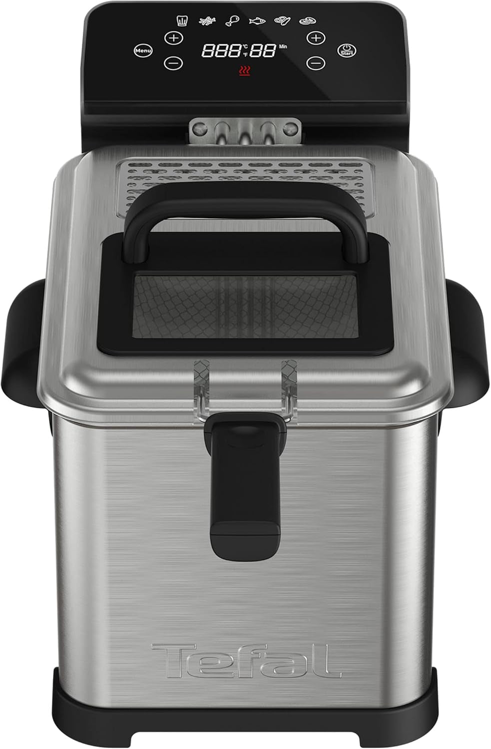 Tefal Family Pro Access 4.0L, 3000 Watt, semiprofessionale, con olio, serbatoio olio estraibile, tecnologia a zona di raffreddamento Elettrodomestici Naty Shop Family Pro Digital Access 4.0L