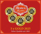 Reber Mozart Balls - Busta da 8 pezzi - Autentiche palline Reber Mozart al cioccolato fondente, marzapane e torrone - 1 x 160g