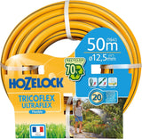 HOZELOCK - Tubo Tricoflex Ultraflex Ø 12,5 mm (1/2") 20 M: Tubo da giardino flessibile, resistente alle intemperie, alla torsione e alla piegatura, in PVC riciclato al 40% [117002], giallo