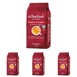 Schwiizer Schüümli Intenso, capsula, caffè macinato 1kg - Intensità 4/5 - Certificato UTZ (confezione da 4)