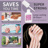 Unghie finte corte Ballerina 500 pezzi Colla su 12 misure Unghie artificiali Punte per unghie corte in gel morbido con copertura completa per unghie in gel Corte S