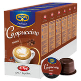 KRÜGER Cappuccino Schoko Capsule di caffè, compatibili con K-fee e ALDI EXPRESSI* Kapselmaschinen, caffè solubile aromatizzato, 96 capsule