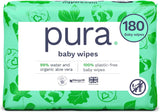 Salviette usa e getta ecologiche per la pelle sensibile del bambino 70 salviette (1 confezione) 99% acqua 100% senza plastica per pelle sensibile incline all'eczema Neonato biodegradabile Vegan