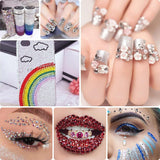 5600 Stück Strasssteine ​​​​Nägel Nail Art, 36 Farben Glitzersteine, Dekorationen Nagelsteine ​​​​Für Nagelkunst, Einschließlich Wachsstift Für Strasssteine ​​​​Und Strass-Picker