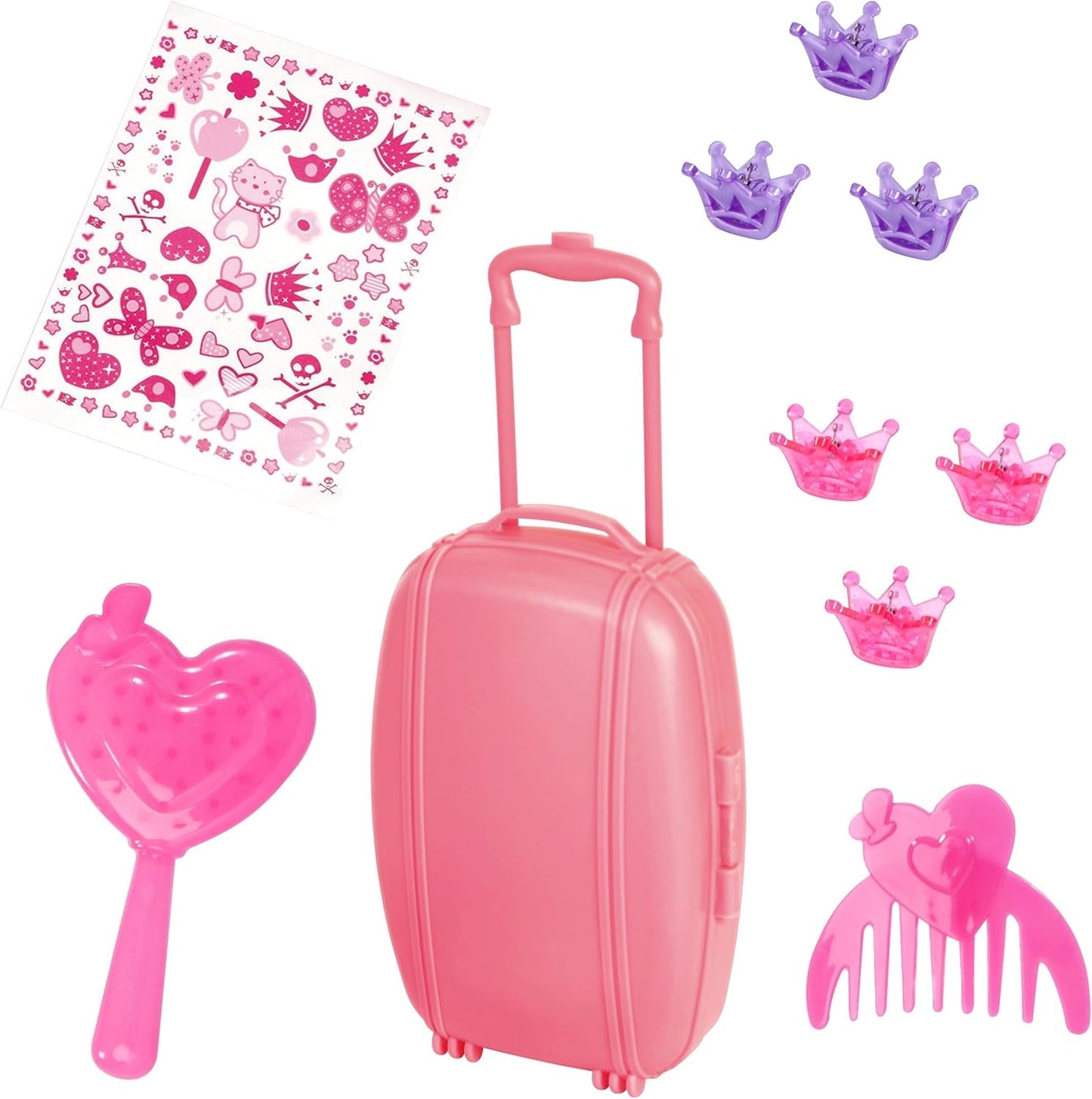 Bayer Design 94635AA Charlene bambola interattiva funzionale con capelli e occhi assonnati, parla e canta 90 frasi, 2 poesie e 8 canzoni, 46 cm, rosa
