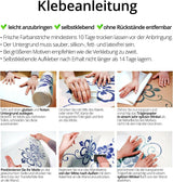 Wandtattoo Kaffee-Sorten I braun I Herz Kaffeetasse Kaffeebohnen Küche Esszimmer Adesivo Aufkleber Wandaufkleber Wandsticker G006