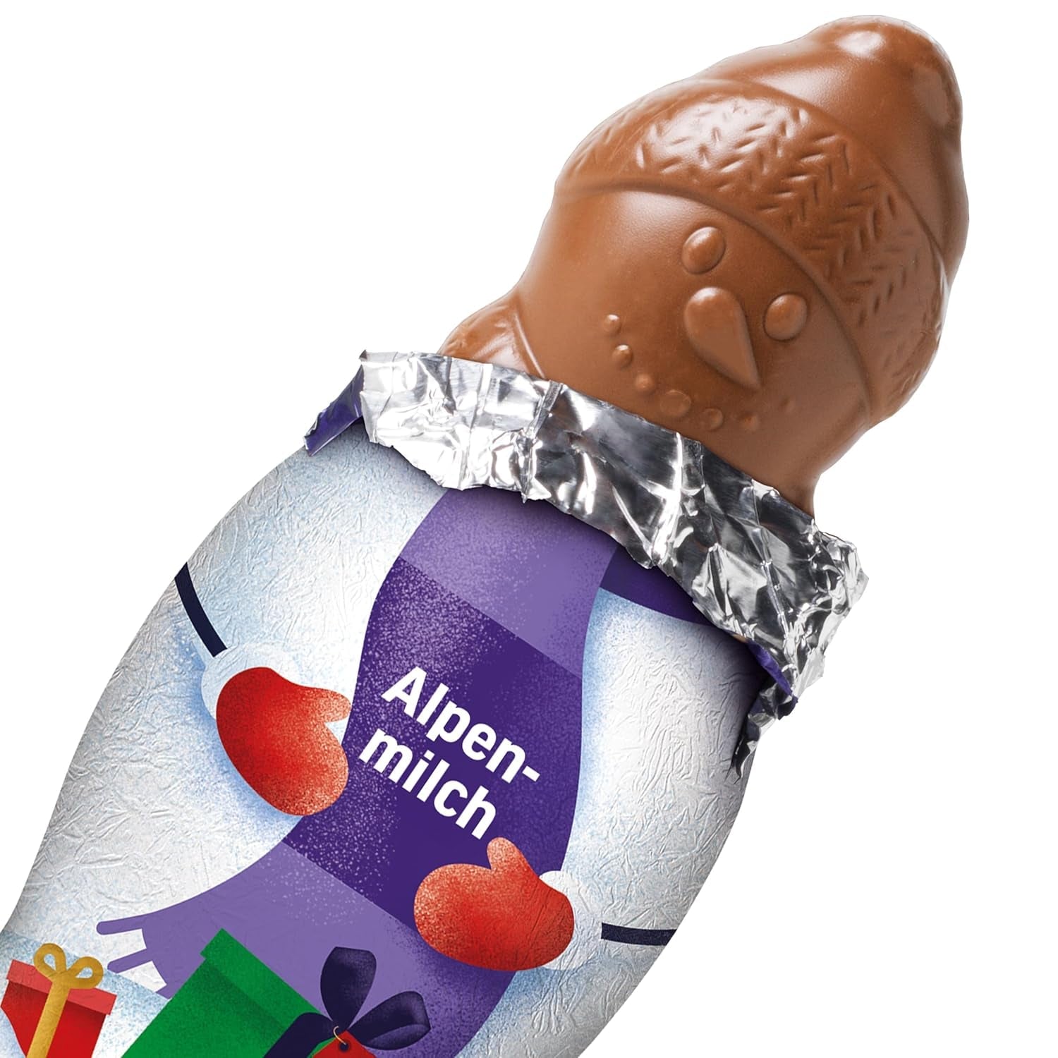 Milka Snowman Alpine Milk - Confezione grande di pupazzi di neve di cioccolato in 3 modelli - 24 x 50 g