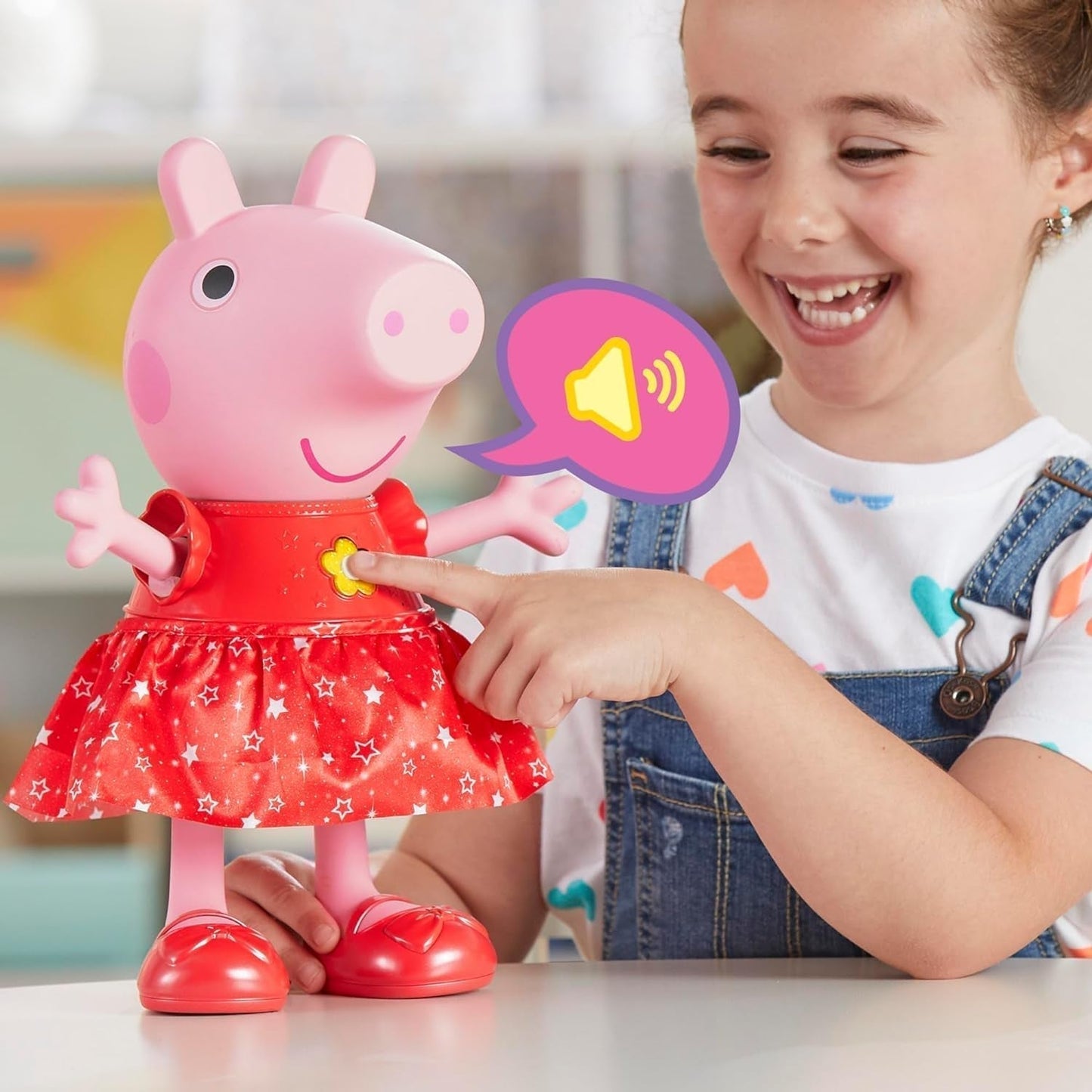 Peppa Pig Peppa'S Mud Puddle Party Doll - Versione tedesca, bambole rosa o rosa Naty Shop
