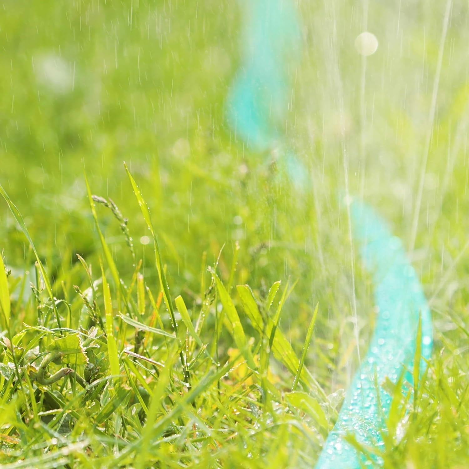 Relaxdays Tubo Irrigazione Tubo da Giardino Piatto con Fori Pronto per Il Collegamento 8 Metri Verde 1 Pezzo in Plastica