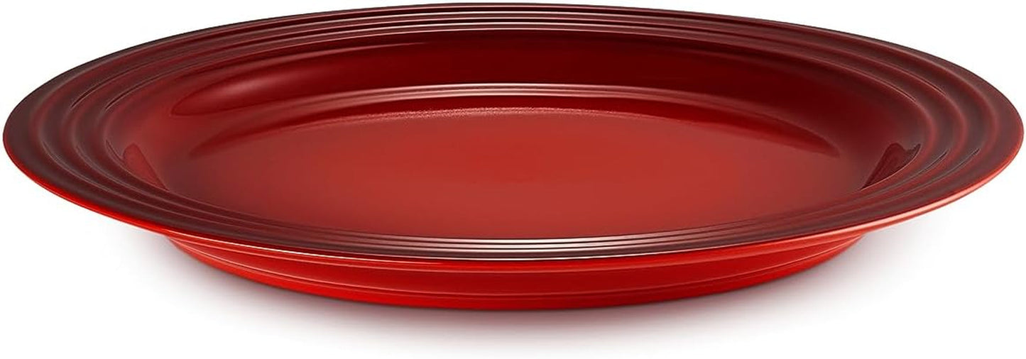 Le Creuset Servizio Piatti in Gres, 12 Pezzi, Rosso Ciliegia, 79351000607081
