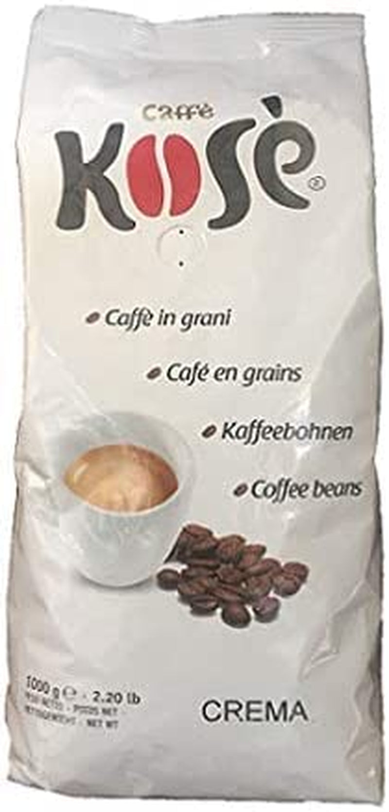 Caffè Kosé in grani 1000g - 6 pezzi per scatola