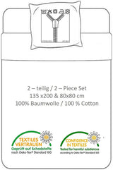 Biancheria da letto per bambini, film e cartoni animati, reversibile, in cotone Biancheria da letto - bambini Naty Shop