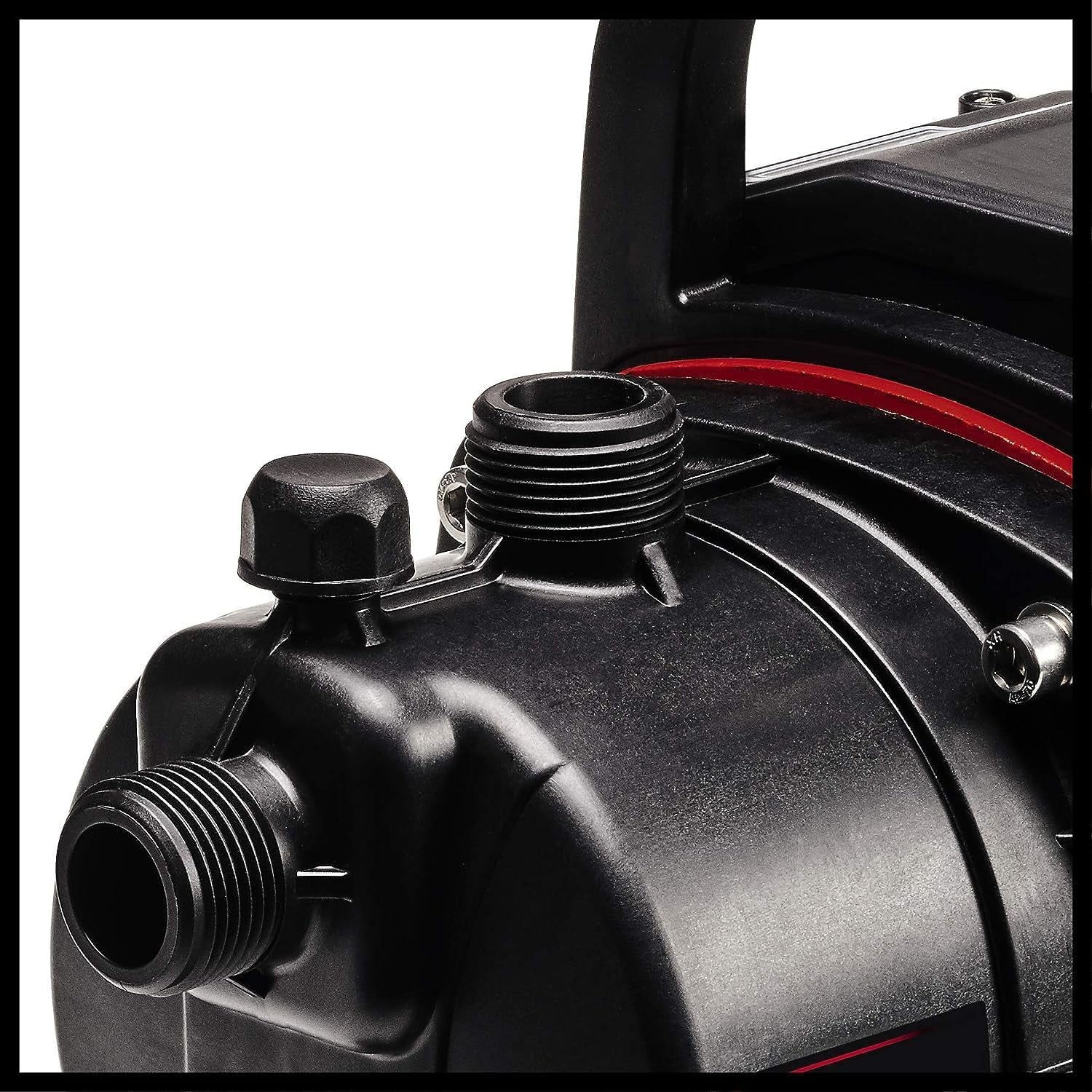 Set pompa da giardino Einhell GC-GP 6538 Set/I (650 W, max. 3,6 bar, portata 3800 L/h, vite di carico/scarico acqua, incl. tubo di aspirazione da 4 m + tubo da giardino da 20 m + pistola a spruzzo)