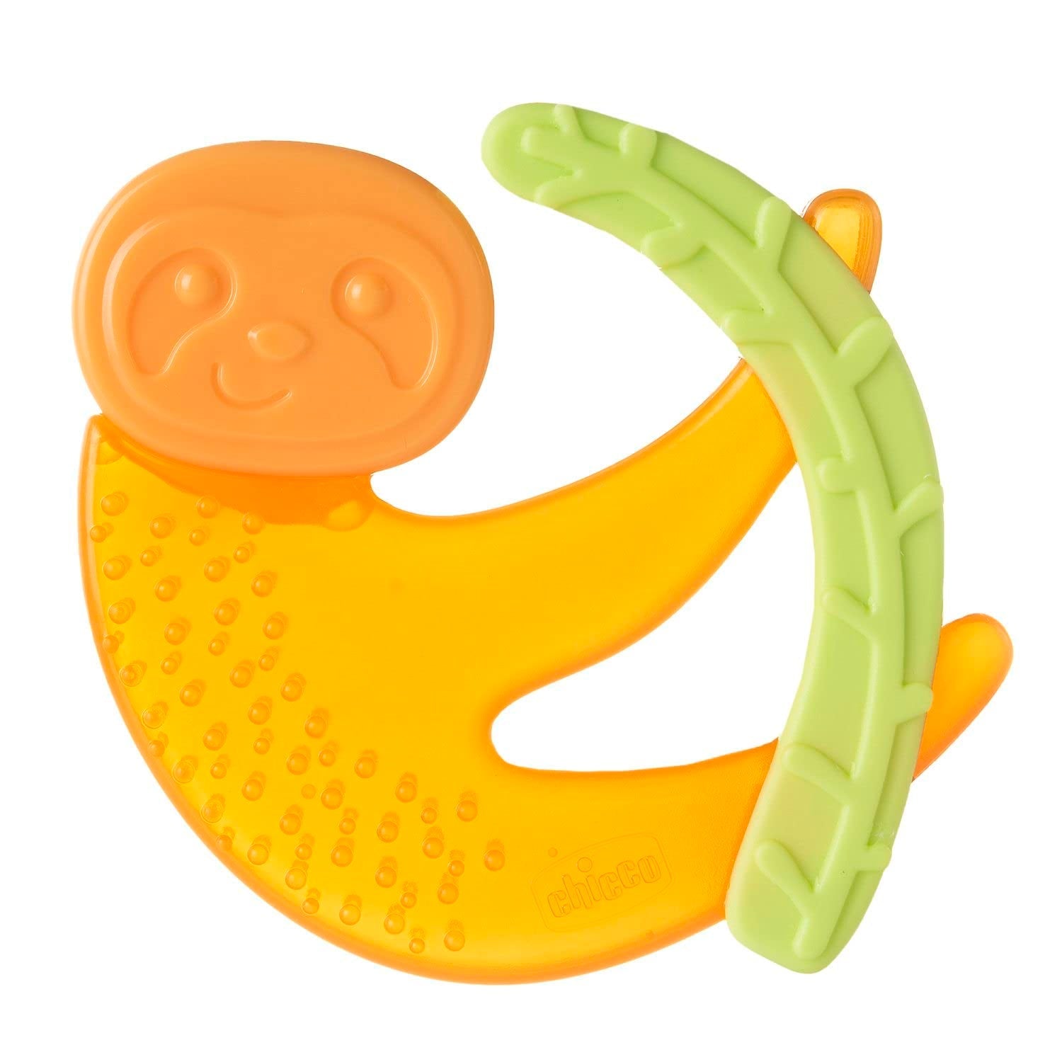 Anello da dentizione Chicco Fresh&Relax Scimmia o Bradipo, 4M+, riempito con acqua sterile