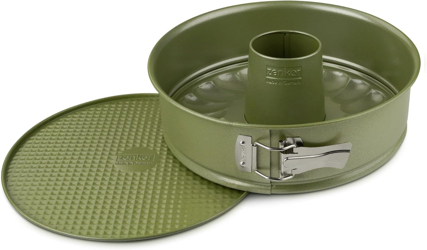 Zenker Muffinform Für 12 Stück – Ressourcenschonende und Klimaneutrale Backform Für Muffins Und Cupcakes – 12Er Muffinblech Mit Veganer Antihaftbeschichtung Stampi e vassoi per la cottura Naty Shop Springform 2 Böden