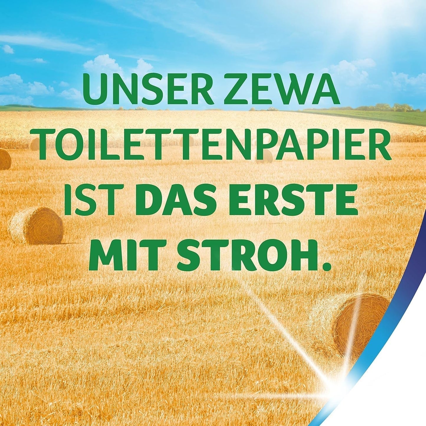 Zewa Proven - 48 rotoli - La prima carta igienica con contenuto di paglia - 3 strati