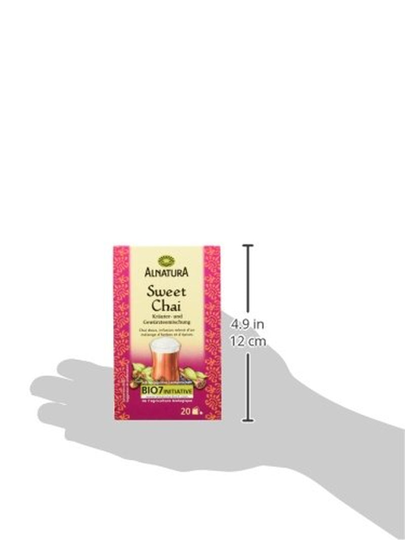Tè biologico Sweet Chai, 20 bustine di tè, 40 g (confezione da 3)