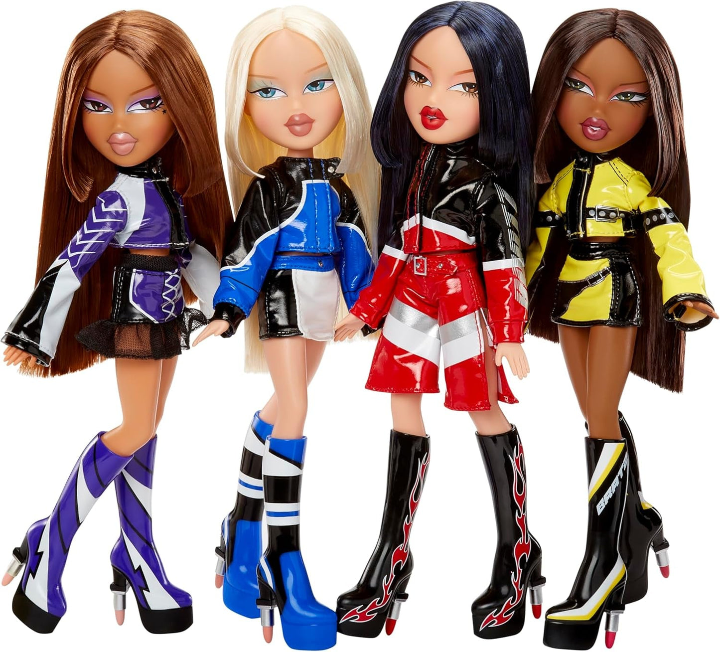 Bratz Scorchin' Cloe - Include 1 bambola alla moda con vestito e accessori, bambole ispirate agli sport motoristici, simpatico giocattolo per ragazze